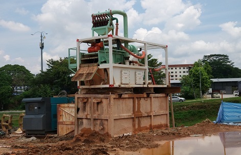 250m³/h Micro-tunneling separation plant