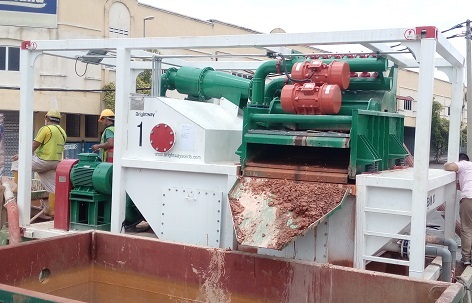 Micro-tunneling Separation Plant