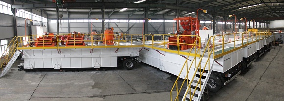 Shipment of Brightway Trailer Mounted Solids Control System