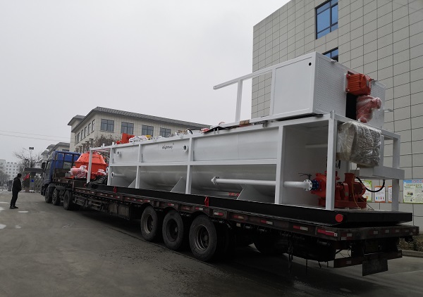 shipment of oil sludge treatment system