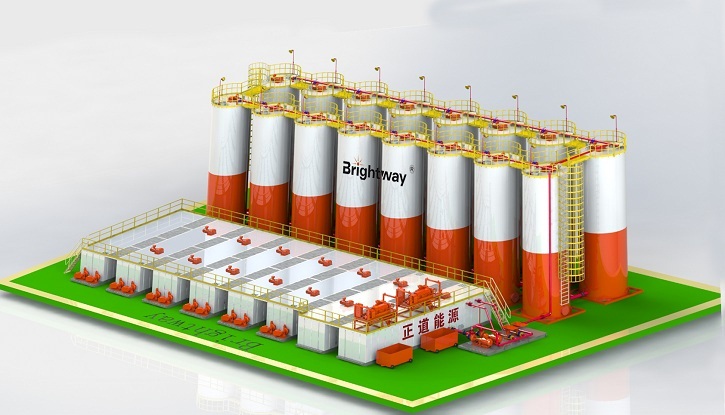 12500bbl oil base mud plant in Mid-East