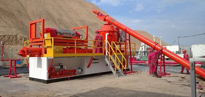 Model of drill cuttings dryer