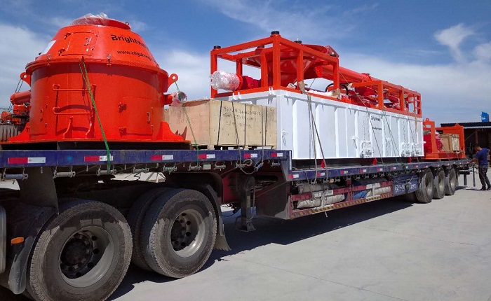 Shipment of drilling cuttings waste management