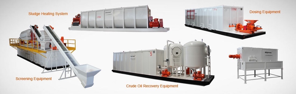 Work process of oil sludge treatment equipment