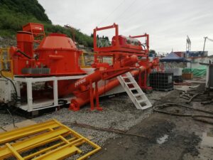 Brightway drilling waste treatment system at work