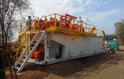 Brightway mud-water separation system in operation