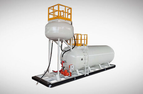 Elevated Oil Tank
