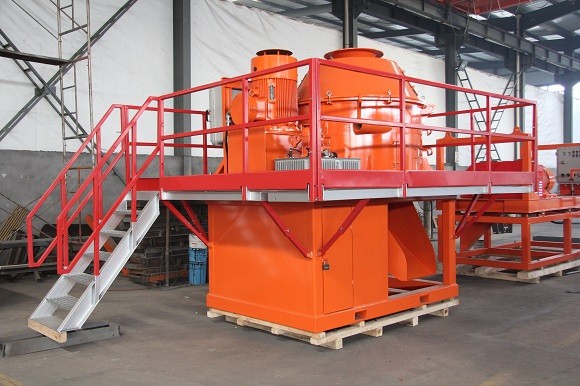 High G force vertical cuttings dryer