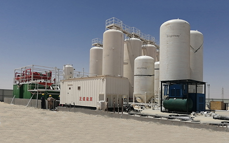 brightway liquid mud plant in kuwait