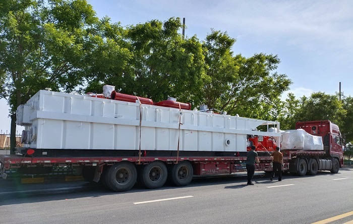 Solids control system shipped
