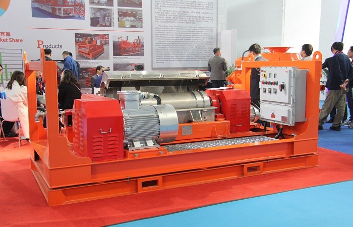 Brightway decanter centrifuge displayed at an expo