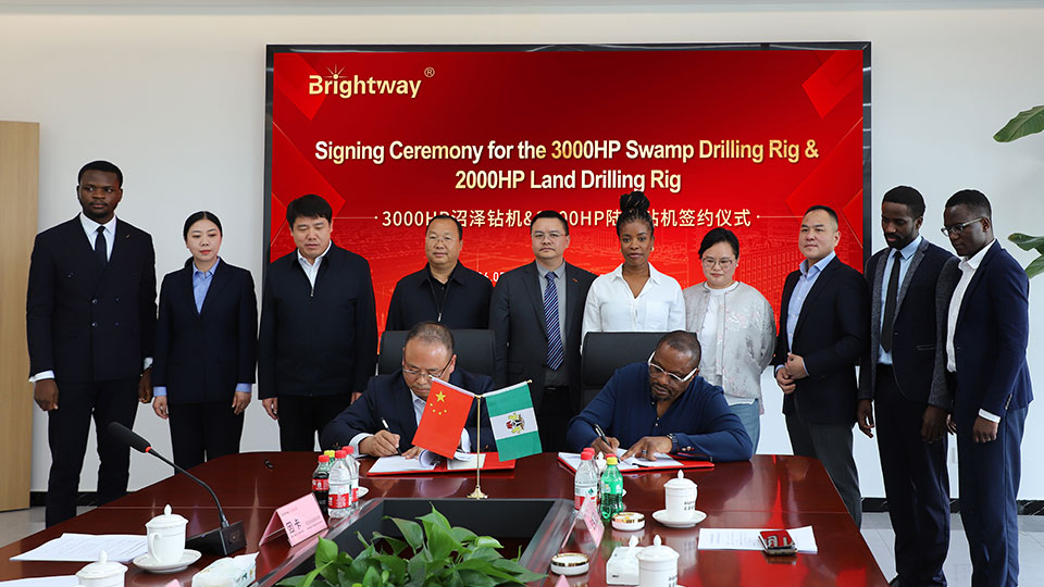 Brightway Signs with African Client for 3000HP Swamp Drilling Rig and 2000HP Land Drilling Rig