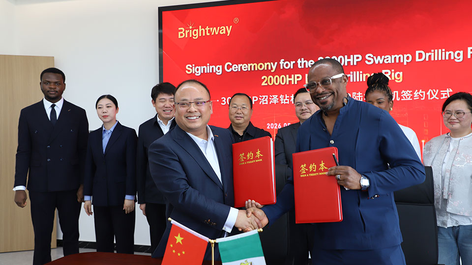 Brightway Signs with African Client for 3000HP Swamp Drilling Rig and 2000HP Land Drilling Rig