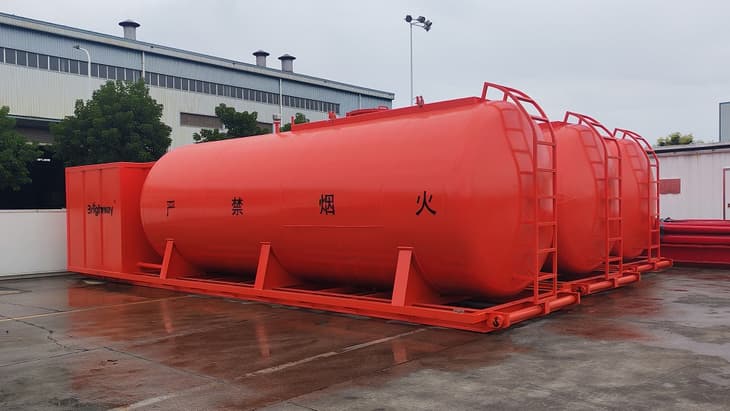 double-deck fuel tanks